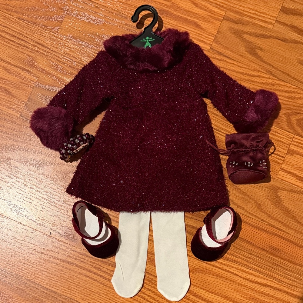 American Girl Garnet Holiday Outfit